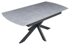 Eva Grey Sintered Stone Extending Dining Table (140cm - 180cm) Home Store Living