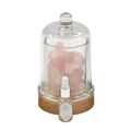 Rose Quartz Crystal Diffuser Lamp  Rose Eucalyptus sil interiors