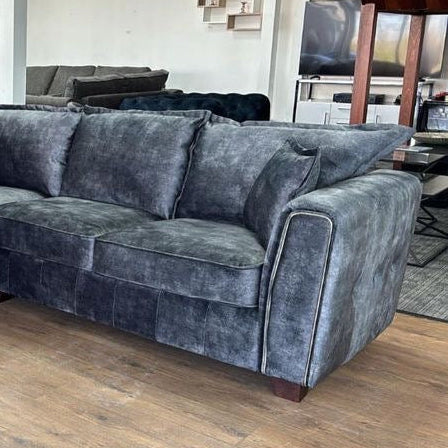 Sienna Low Pile Velvet 2+3 Seater Sofa Set