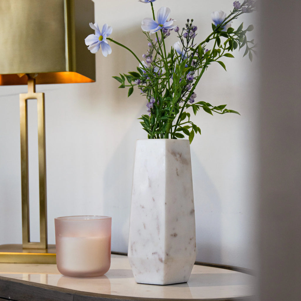 Alice White Marble Vase RV Astley