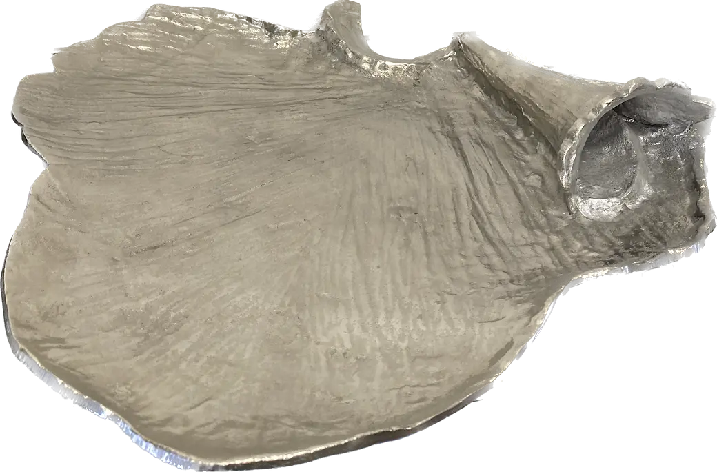 Large Silver Leaf Tray - Home Store Living