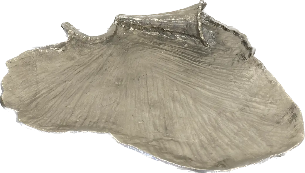 Large Silver Leaf Tray - Home Store Living