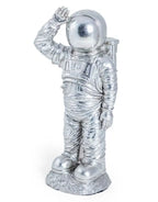 Silver Standing Astronaut Sculpture Mcgowan and rutherford