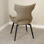 Marissa Dining Set - 1.8m White Ceramic Dining Table & Rafello Grey Dining Chairs Home Store Living