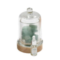 Green Fluroite Fragranced Crystal Diffuser Lamp Black Tea Vetiver sil interiors