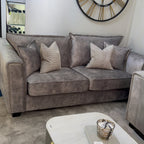 Sienna Low Pile Velvet 2+3 Seater Sofa Set