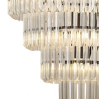 Kiera 19 Light Round Sculpted Glass Pendant Home Store Living