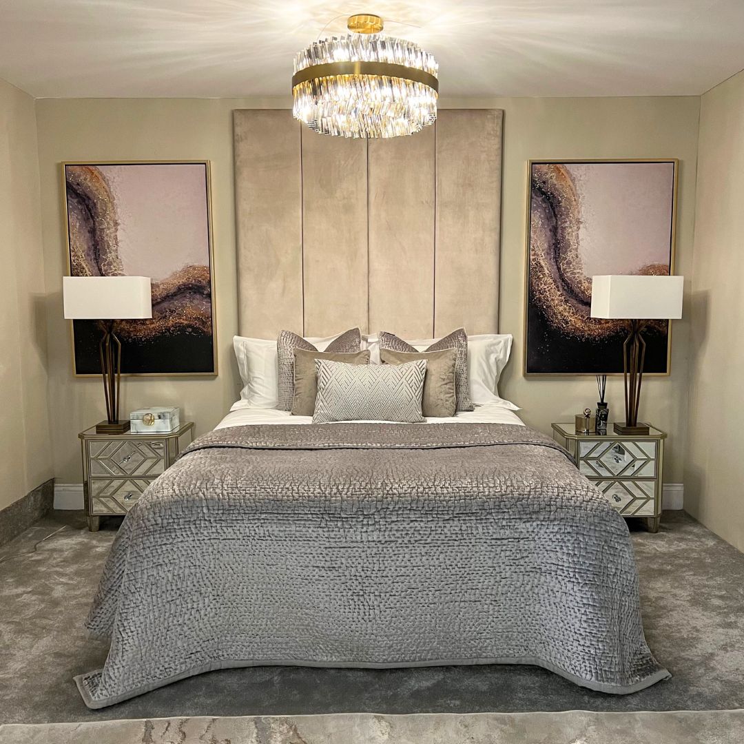 Victoria Premium Almond Panel Bed