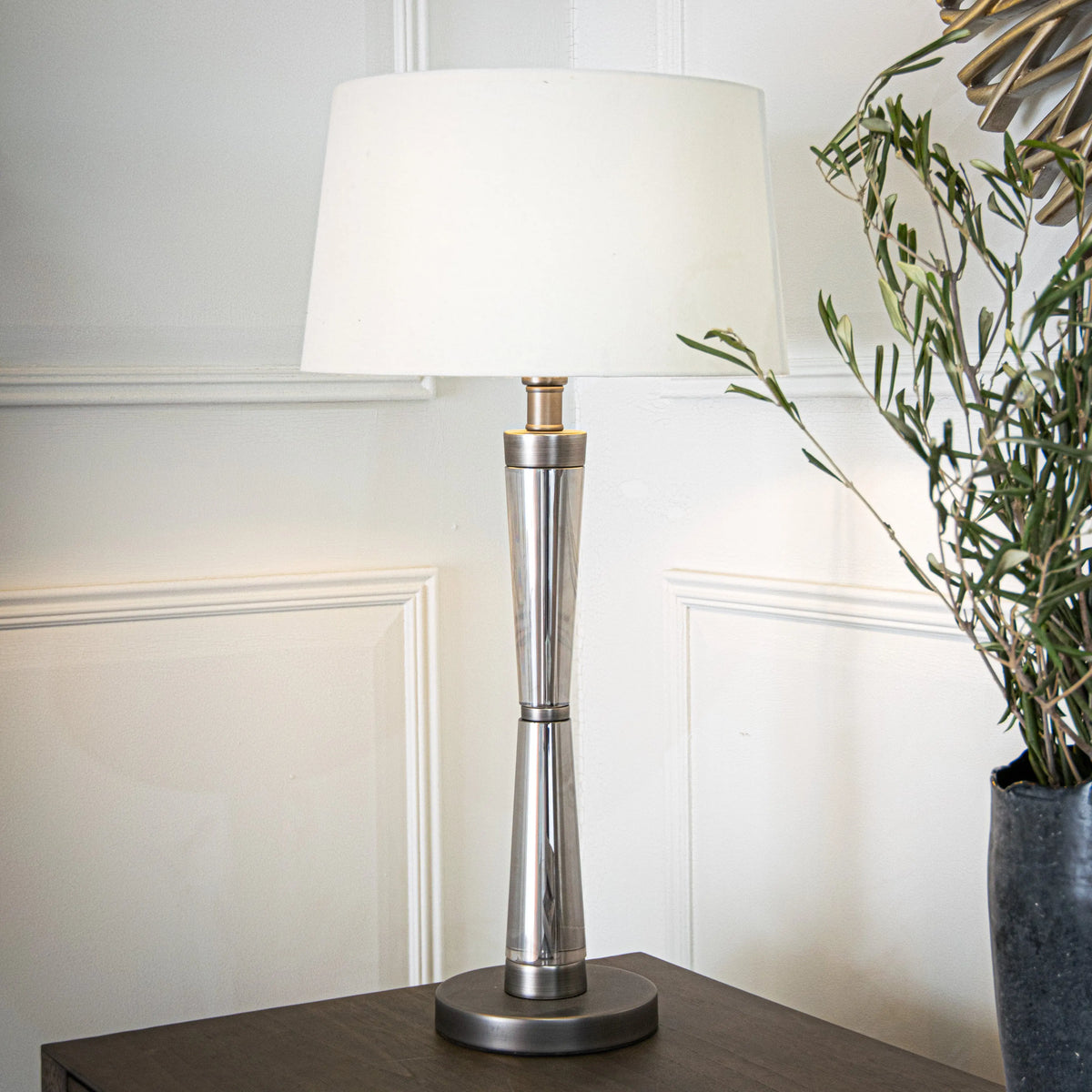 Hale Matt Black Nickel Finish Table Lamp RV Astley