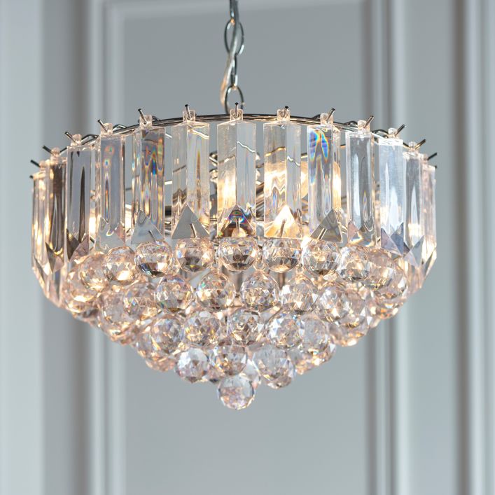 Forge Crystal Pendant Light Chandelier Gallery Direct