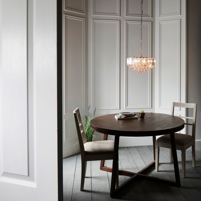 Forge Crystal Pendant Light Chandelier Gallery Direct