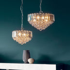 Forge Crystal Pendant Light Chandelier Gallery Direct