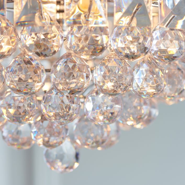 Forge Crystal Pendant Light Chandelier Gallery Direct