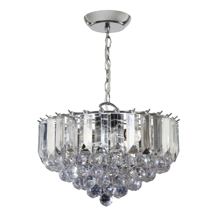 Forge Crystal Pendant Light Chandelier Gallery Direct