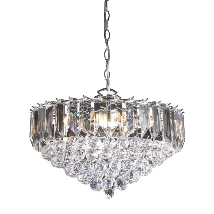 Forge Crystal Pendant Light Chandelier Gallery Direct