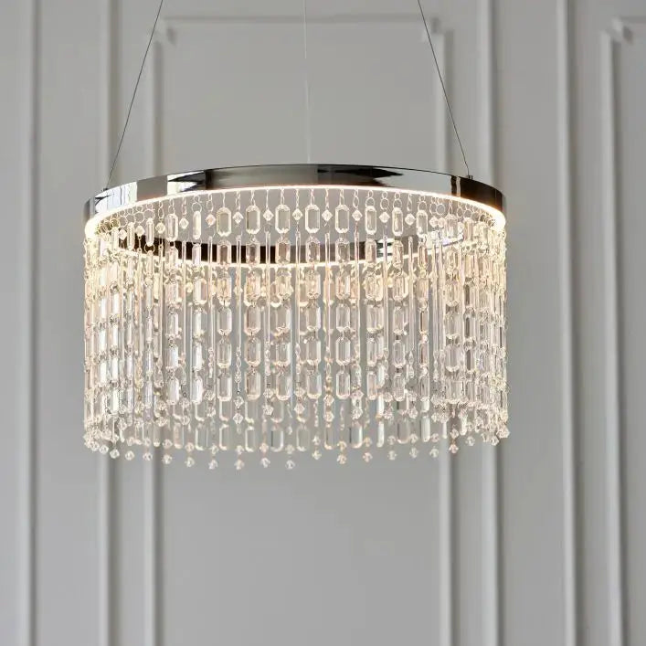 Lilith Single Chrome Pendant Light Gallery Direct