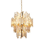 Vina Champagne Crystal Pendant Range Gallery Direct