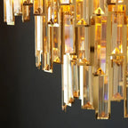 Vina Champagne Crystal Pendant Range Gallery Direct
