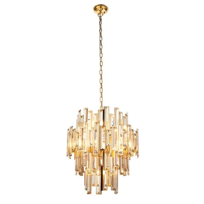 Vina Champagne Crystal Pendant Range Gallery Direct