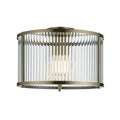 Ryder Single Flush Ceiling Light Gallery Direct