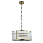 Ryder Antique Brass Pendant Range Gallery Direct
