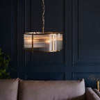 Ryder Antique Brass Pendant Range Gallery Direct