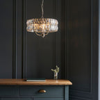 Clifford 5 Light Crystal Pendant Light Gallery Direct