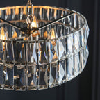 Clifford 5 Light Crystal Pendant Light Gallery Direct