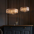 Clifford 5 Light Crystal Pendant Light Gallery Direct