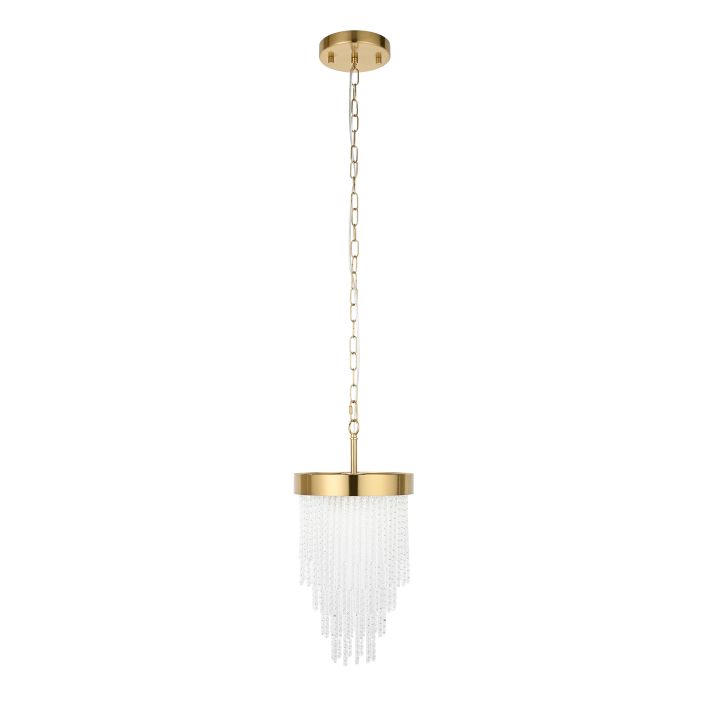 Anastasia Gold Crystal Pendant Light Gallery Direct
