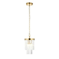 Constellar Aged Brass Crystal Pendant Light Gallery Direct