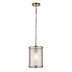 Ryder Antique Brass Pendant Range Gallery Direct