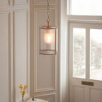 Ryder Antique Brass Pendant Range Gallery Direct