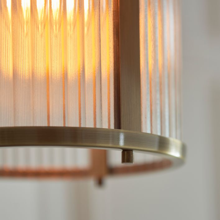 Ryder Antique Brass Pendant Range Gallery Direct