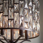 Bella Crystal Pendant Light Gallery Direct
