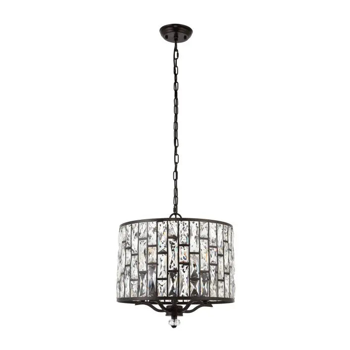 Bella Crystal Pendant Light Gallery Direct
