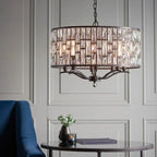 Bella Crystal Pendant Light Gallery Direct