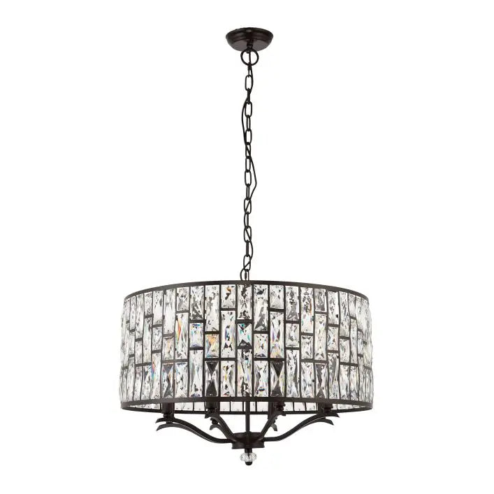 Bella Crystal Pendant Light Gallery Direct