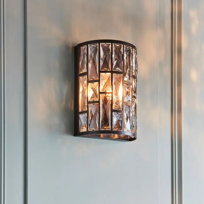 Bella Crystal Pendant Wall Light Gallery Direct
