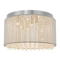 Galliard Chrome Flush Ceiling Lamp Gallery Direct