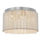 Galliard Chrome Flush Ceiling Lamp Gallery Direct