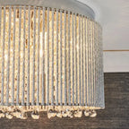 Galliard Chrome Flush Ceiling Lamp Gallery Direct