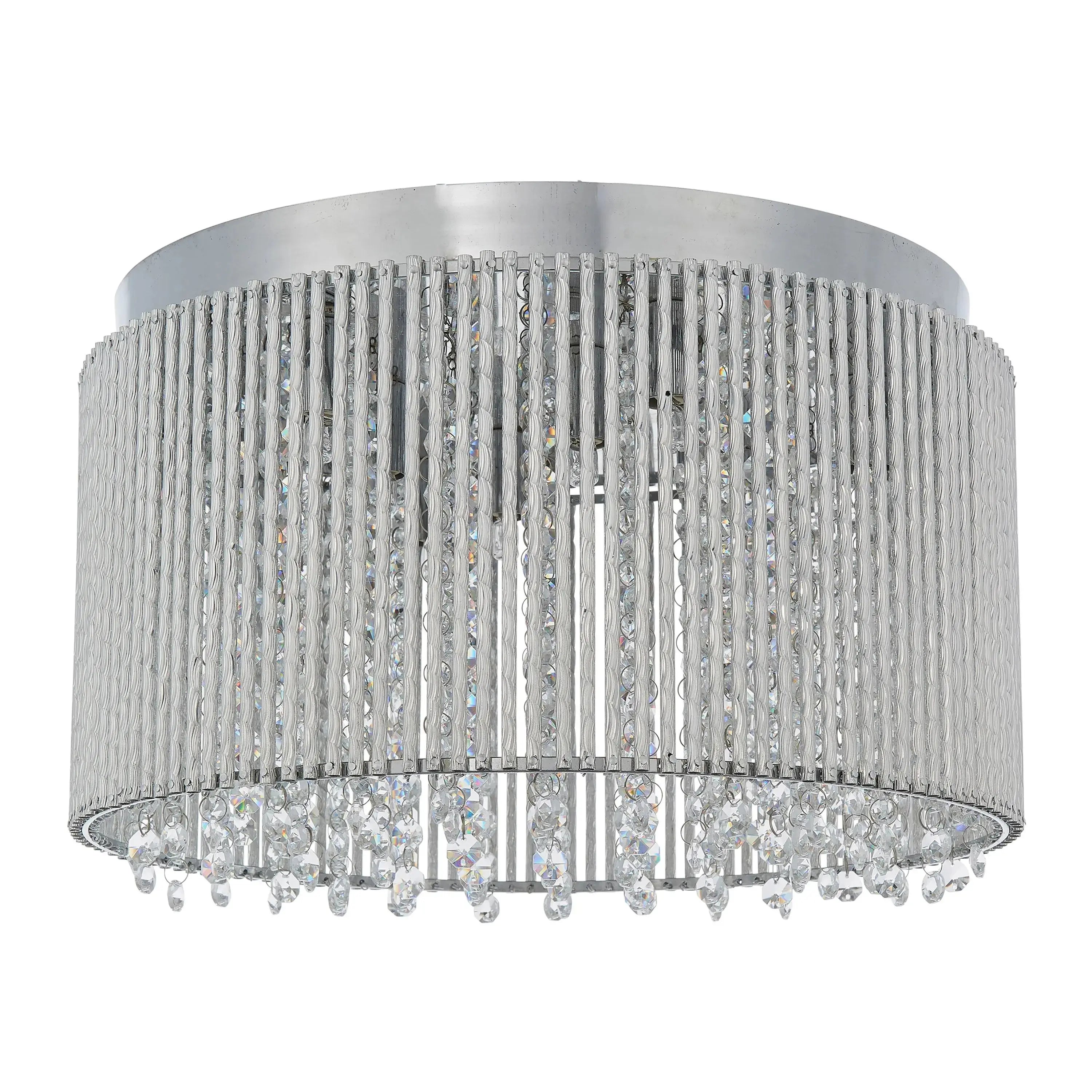 Galliard Chrome Flush Ceiling Lamp Gallery Direct
