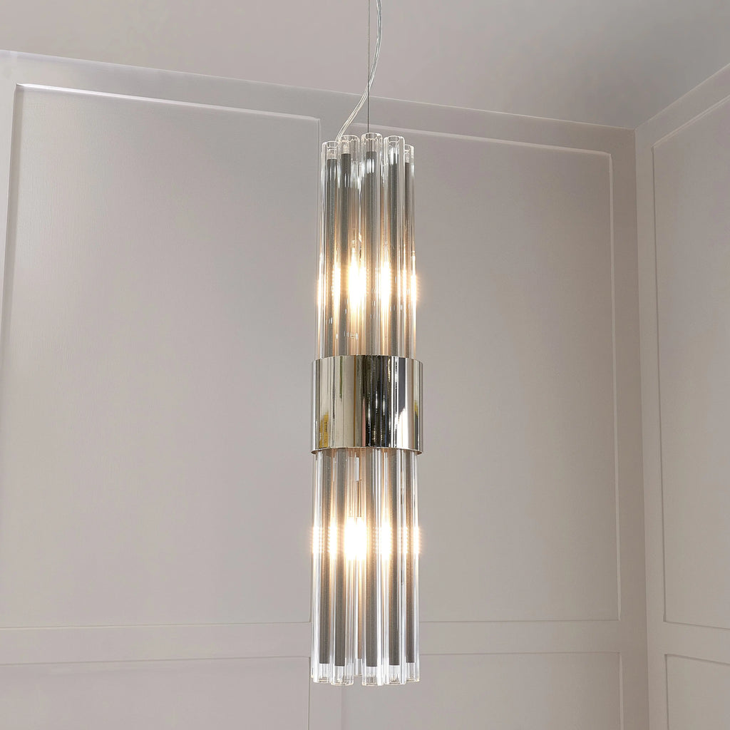 Ives Nickel Finish Pendant RV Astley