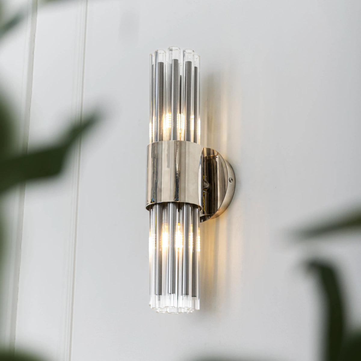 Ives Nickel Finish Wall Lamp RV Astley