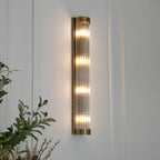 Wade Antique Brass Finish Long Wall Lamp RV Astley