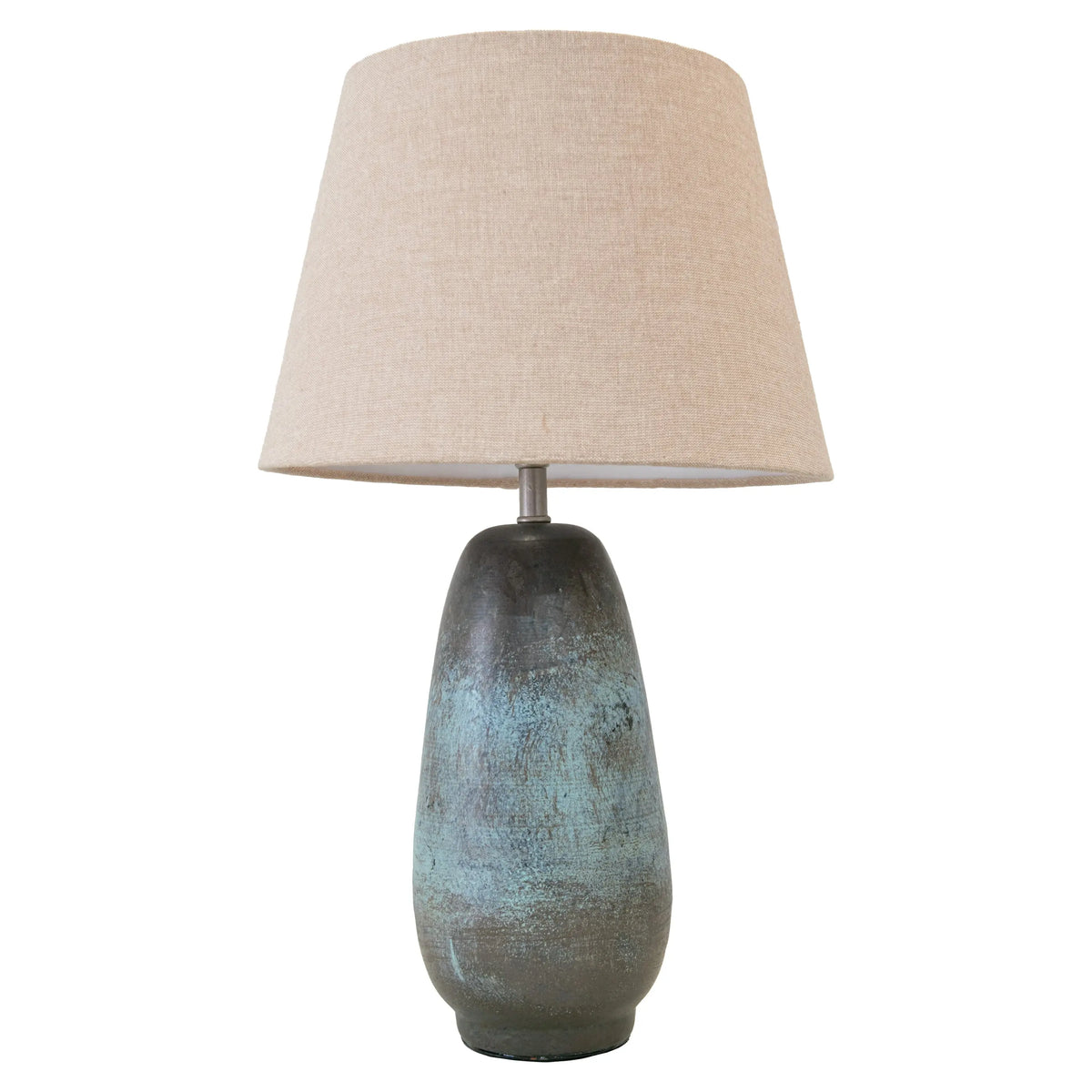 Bassar Table lamp, Weathered bronze RV Astley