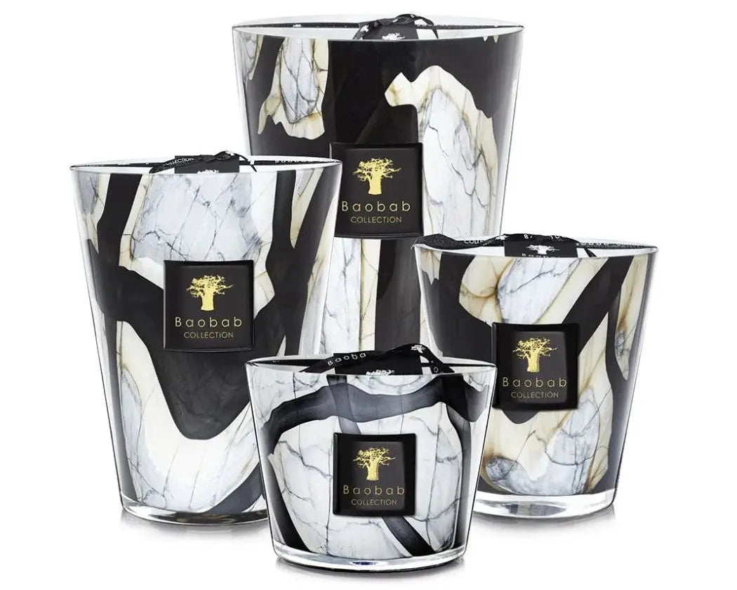 Baobab Collection MAX 10 Stones Marble Scented Candle - Home Store Living 