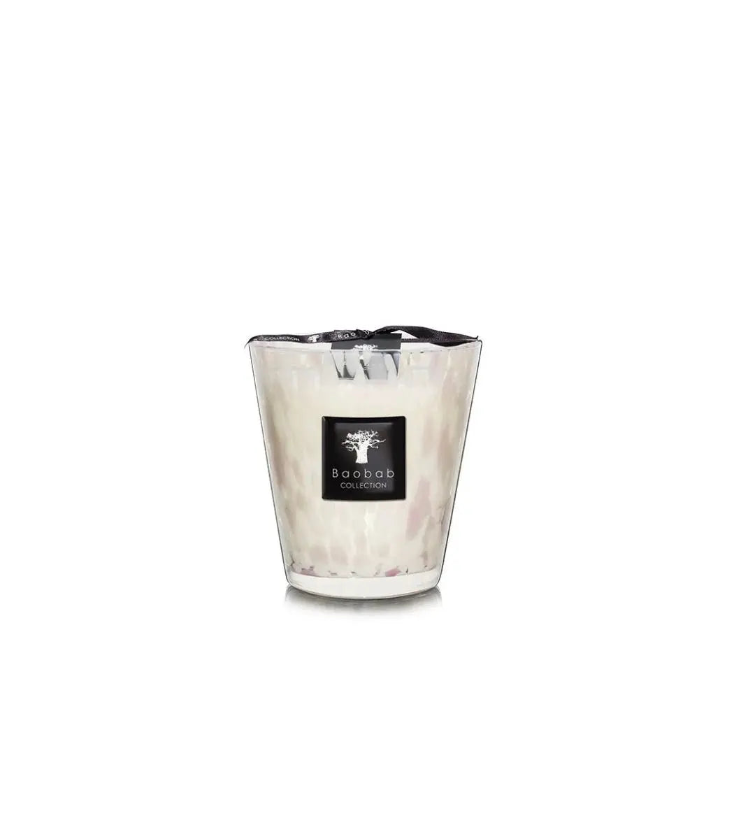 Baobab Collection MAX 16 White Pearls Scented Candle Baobab