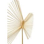 Millano Gold Spiral Sculpture with White Marble Base premier housewares